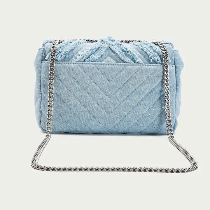 Denim Chain Bag - GlimmaStyle