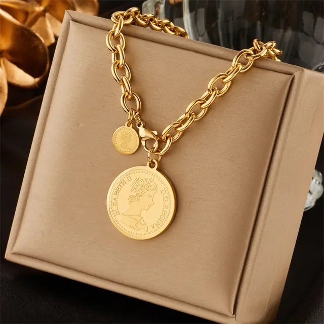 Coin Necklace - GlimmaStyle