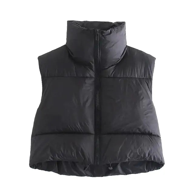 Quilted Vest Winter Coat Jacket - GlimmaStyle