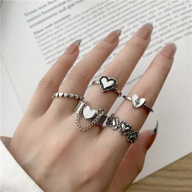 Boho Ring Set - GlimmaStyle