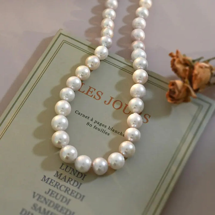 Big Edison Natural Freshwater Pearl Necklace - GlimmaStyle