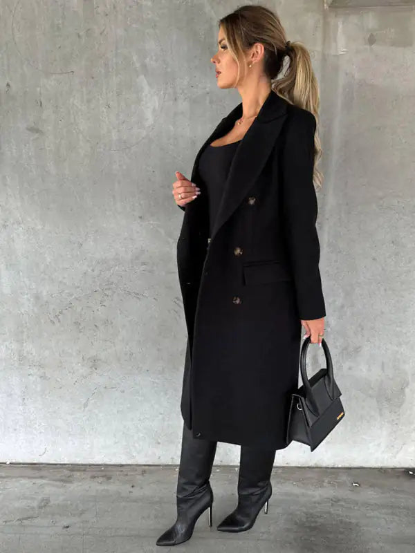 Business Casual Overcoat for Women - GlimmaStyle