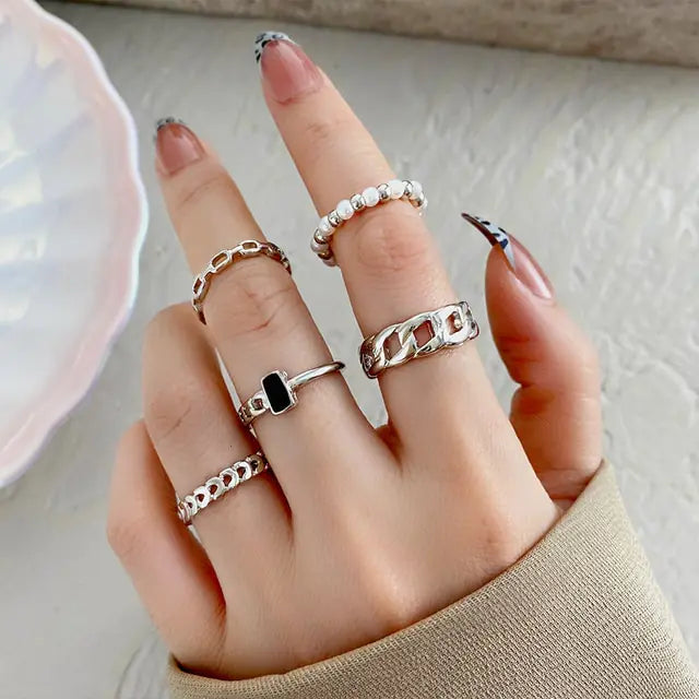 Boho Ring Set - GlimmaStyle