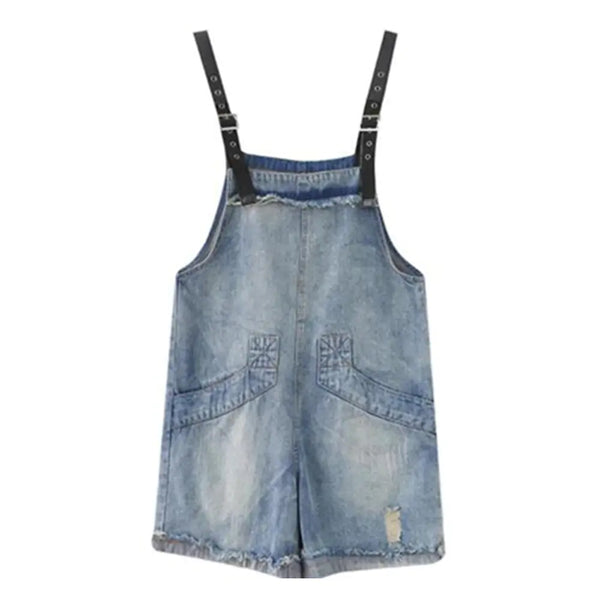 Summer Denim Rompers - GlimmaStyle