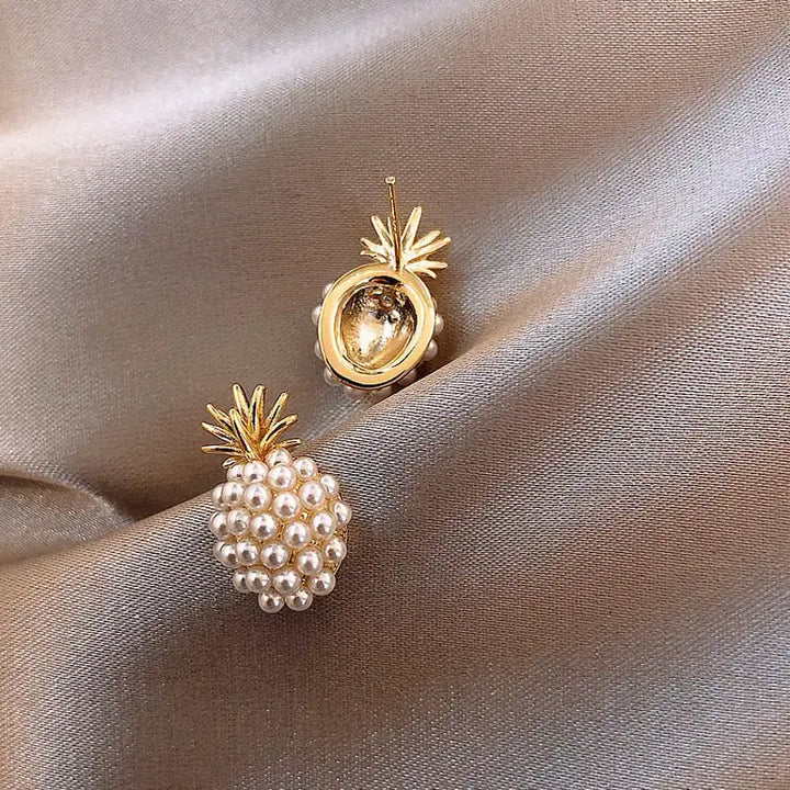 Pineapple Stud Earrings - GlimmaStyle