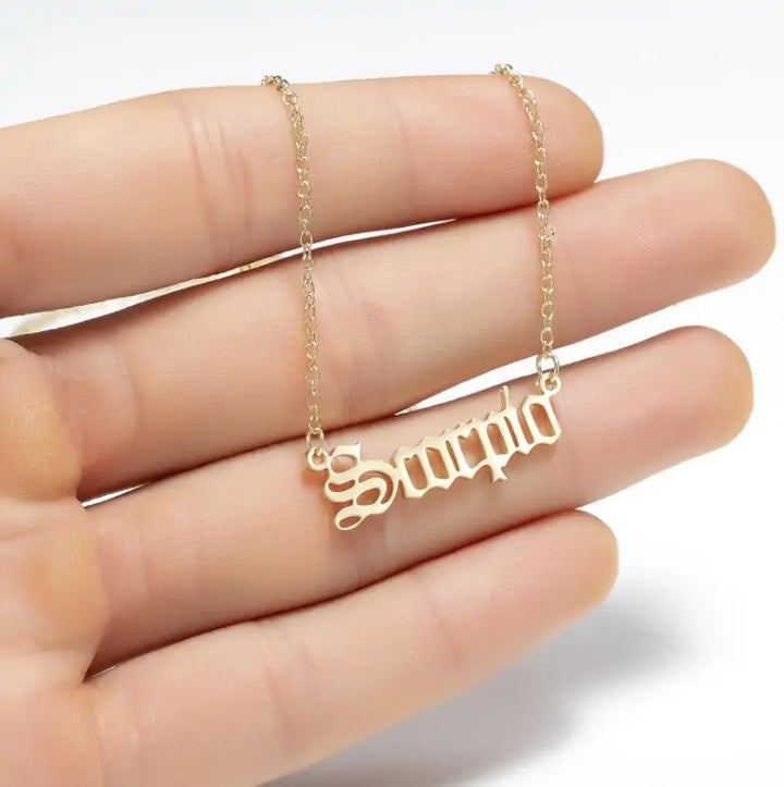 Star Sign Necklace - GlimmaStyle