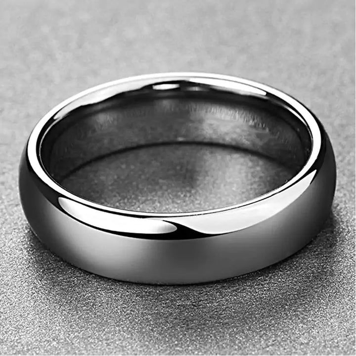 Classic Silver Tungsten Ring - GlimmaStyle