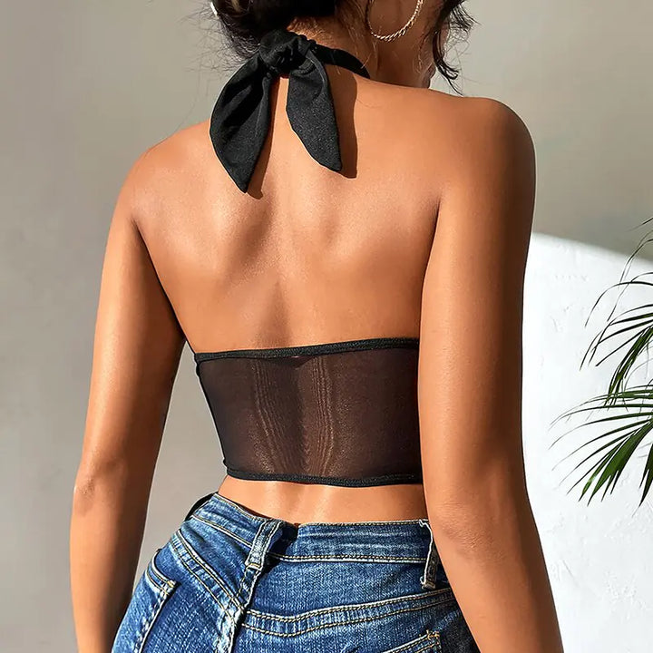 Sexy Mesh Push-Up Bralette - GlimmaStyle