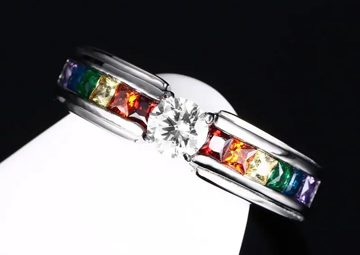 Zircon Rainbow Ring - GlimmaStyle