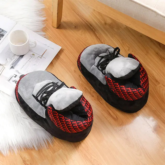 Winter Spoof Warm Home Cotton Slippers - GlimmaStyle